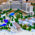 Hotel 3d model building abs plastic scale model